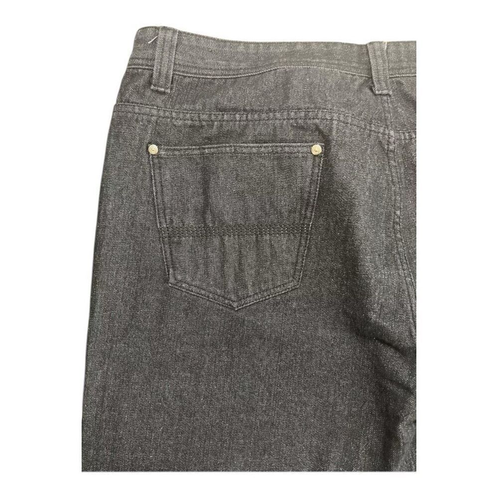 Akademiks Jeans Mens 44x30.6 Black Straight Leg 5-Pockets Casual Zipper Closure - Picture 10 of 11